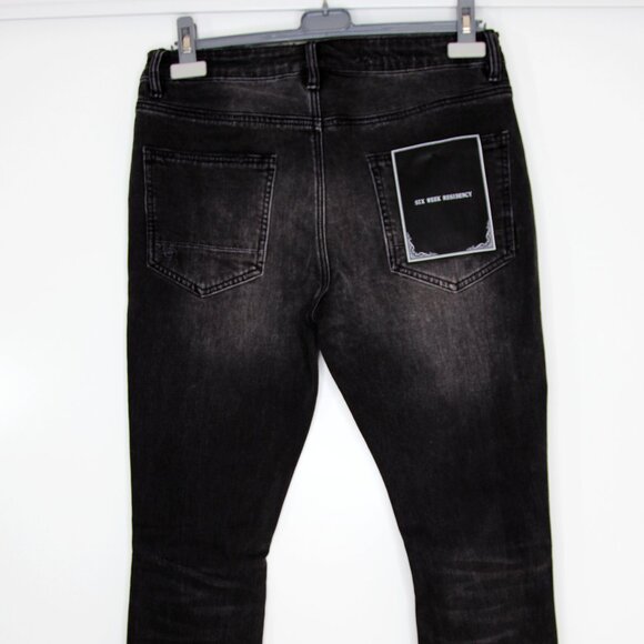 BNWT AW20 SIX WEEK RESIDENCY DISTRESSED FADED JEANS 30 - Picture 3 of 13